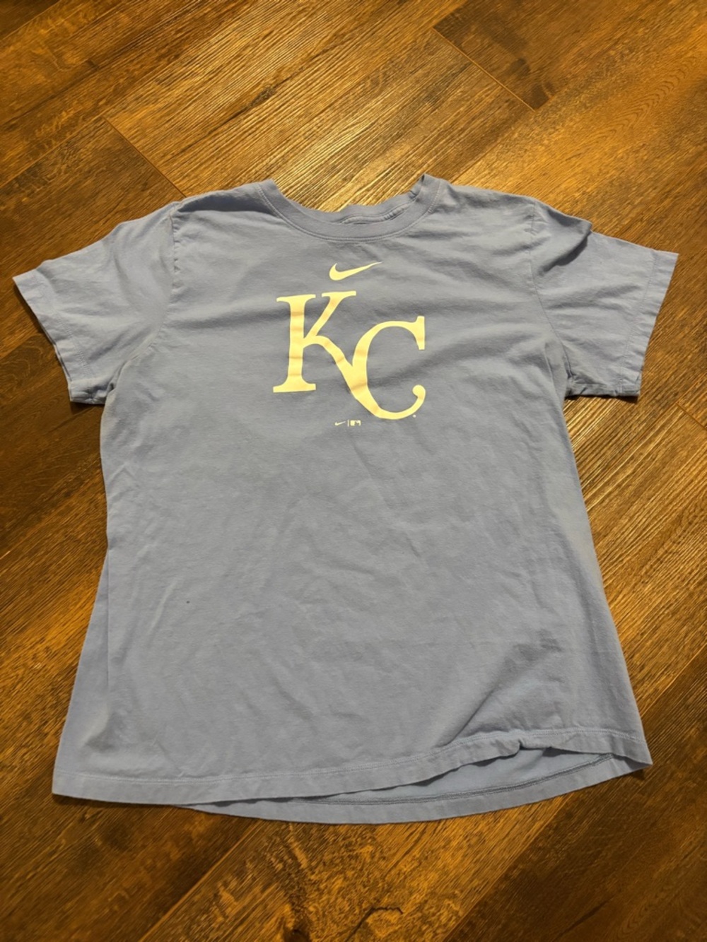Nike Kansas City Royals Light Blue T Shirt Size L